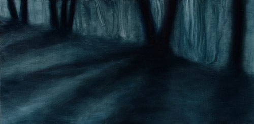 Acer pseudoplatanus nr.II, 50 x 100 cm, Oel auf HDF, 2011